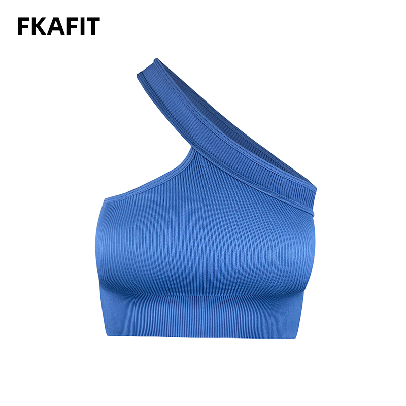 Aquatic Sports Bra - Sutiã de yoga recortado feminino sexy