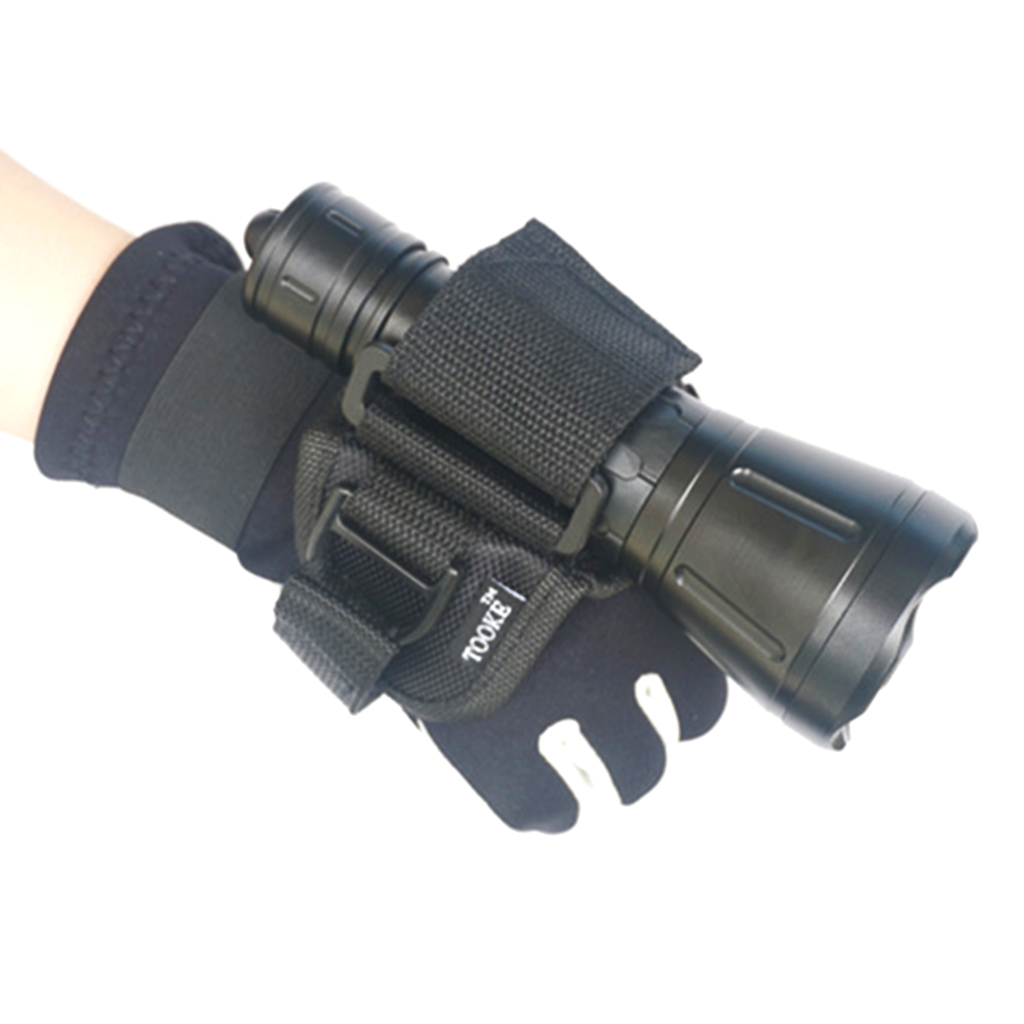 Underwater Flashlight - Mão livre luva para transportar mergulho,