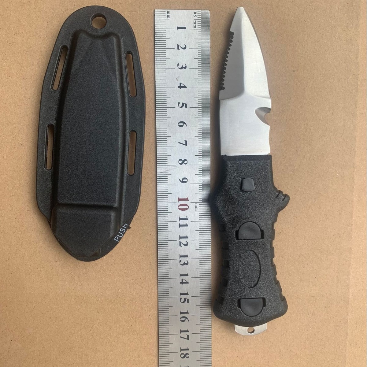 Dive Knife Titanium - Faca de mergulho para resgate, ferramenta