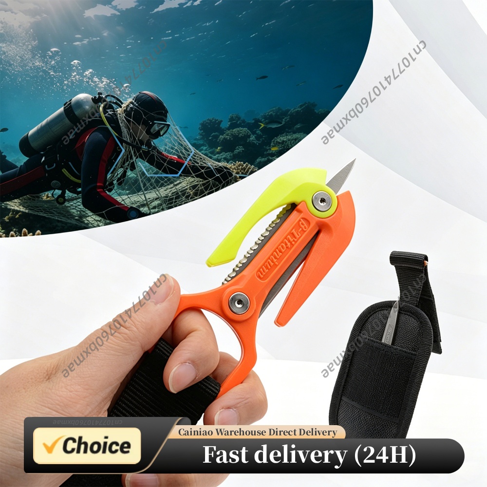 Dive Knife Titanium - Cortador de Linha de Mergulho em