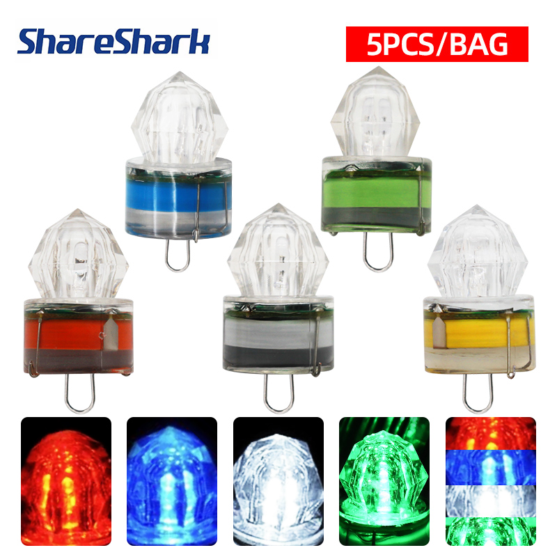 Underwater Flashlight - Shareshark 5 pçs led lâmpada de