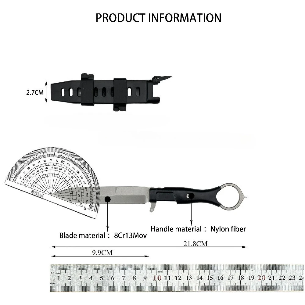 Faca Multifuncional de Camping - Dive Knife Titanium avaliação e preço