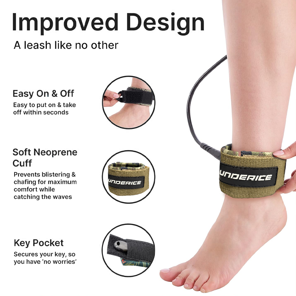 Corda de Segurança UICE para P - Stand Up Paddle Leash avaliação e preço