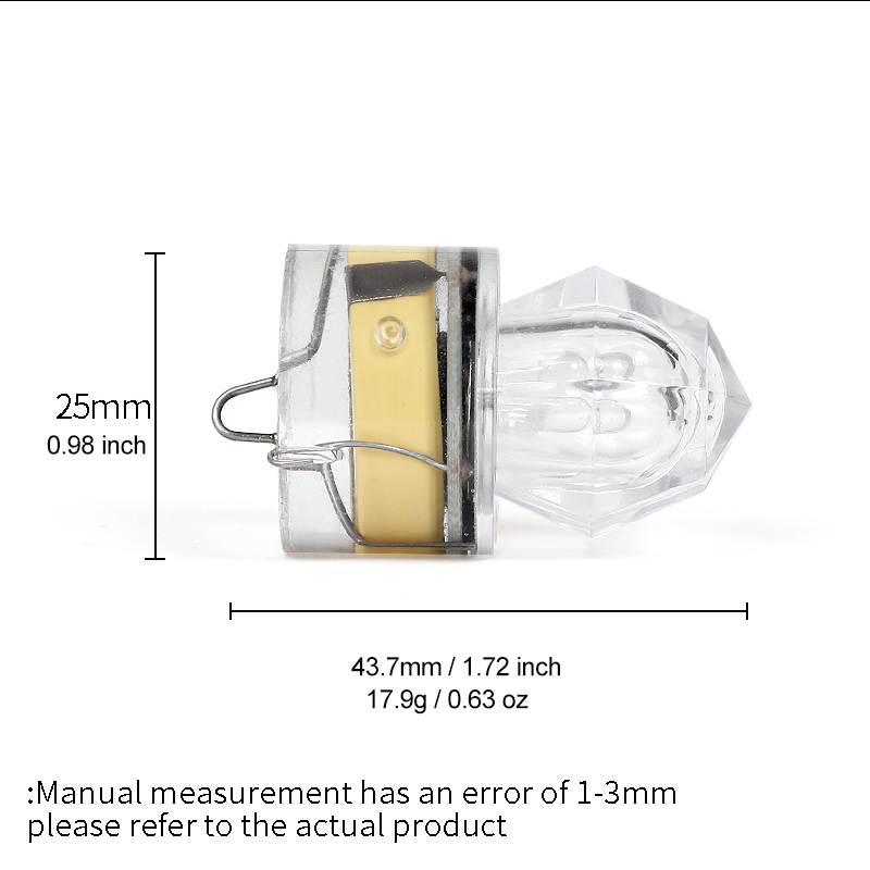 10 pçs led lâmpada de pesca su - Underwater Flashlight avaliação e preço