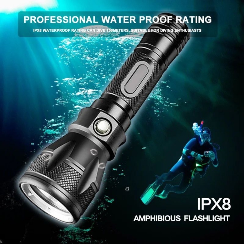 Lanterna Profissional para Mer - Underwater Flashlight avaliação e preço