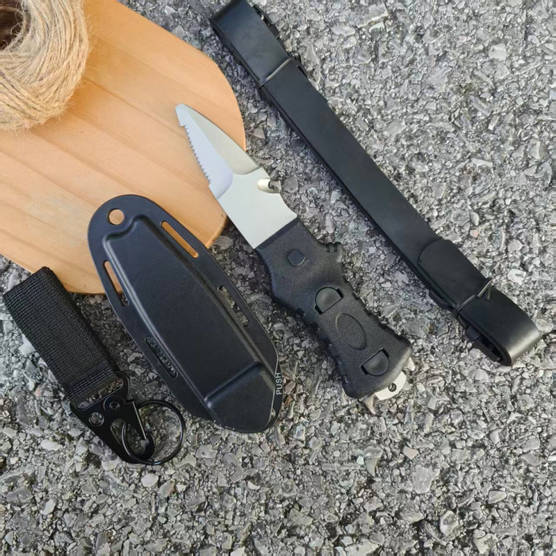 Faca de resgate de água ao ar  - Dive Knife Titanium avaliação e preço
