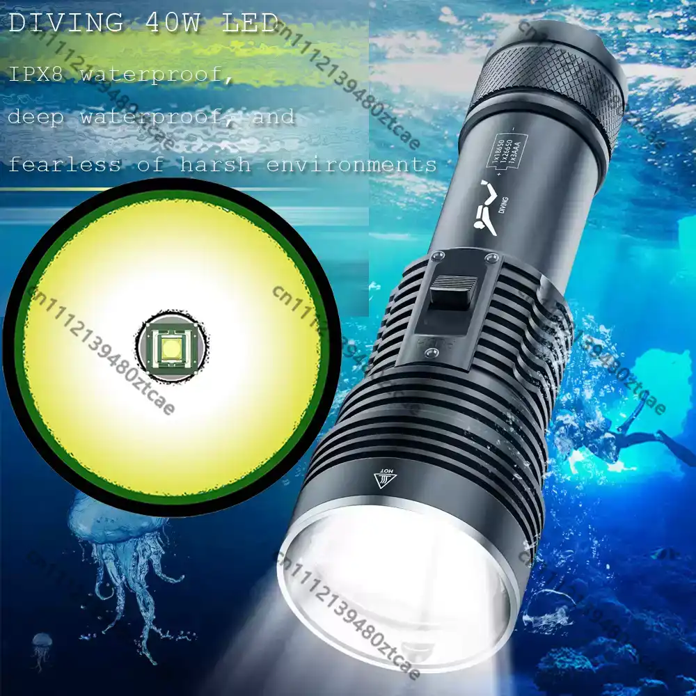 Lanterna de Mergulho a Laser B - Underwater Flashlight avaliação e preço