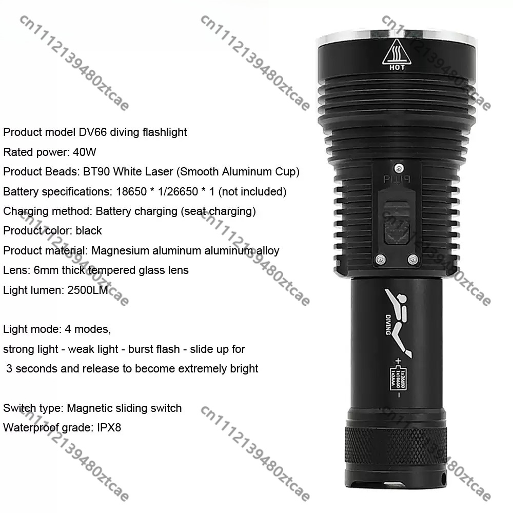 Lanterna de Mergulho a Laser B - Underwater Flashlight avaliação e preço