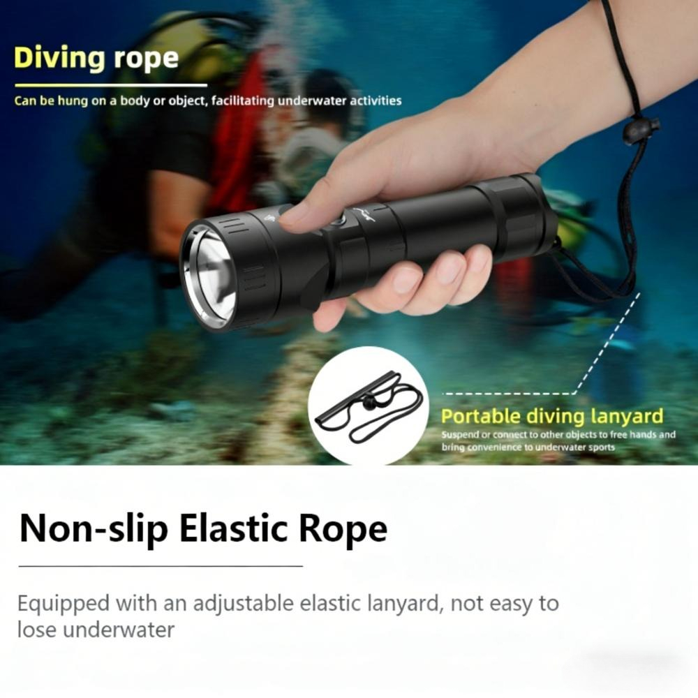 Lanterna de Mergulho Potente à - Underwater Flashlight avaliação e preço